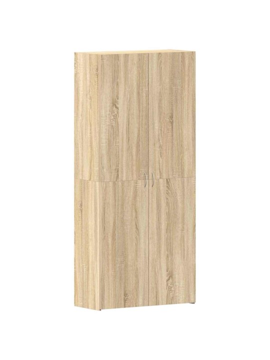 Apavu skapis brūna 80 x 35.5 x 180 cm inženierijas koks