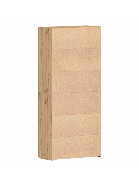 Apavu skapis brūna 80 x 35.5 x 180 cm inženierijas koks