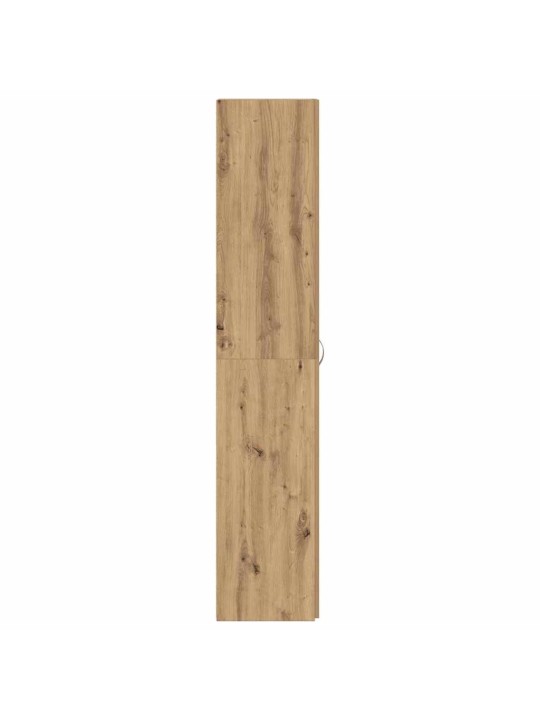 Apavu skapis brūna 80 x 35.5 x 180 cm inženierijas koks