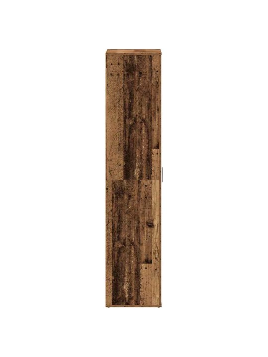 Apavu skapis ar durvīm brūna 80 x 39 x 180 cm inženierijas koks