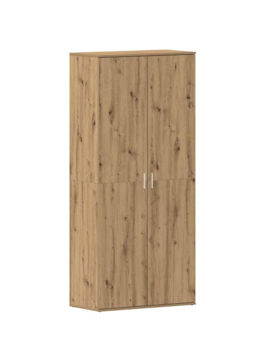 Apavu skapis ar durvīm brūna 80 x 39 x 180 cm inženierijas koks