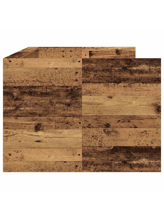 Dienas gultas rāmis ar atvilktnēm vecs koks 90 x 190 cm
