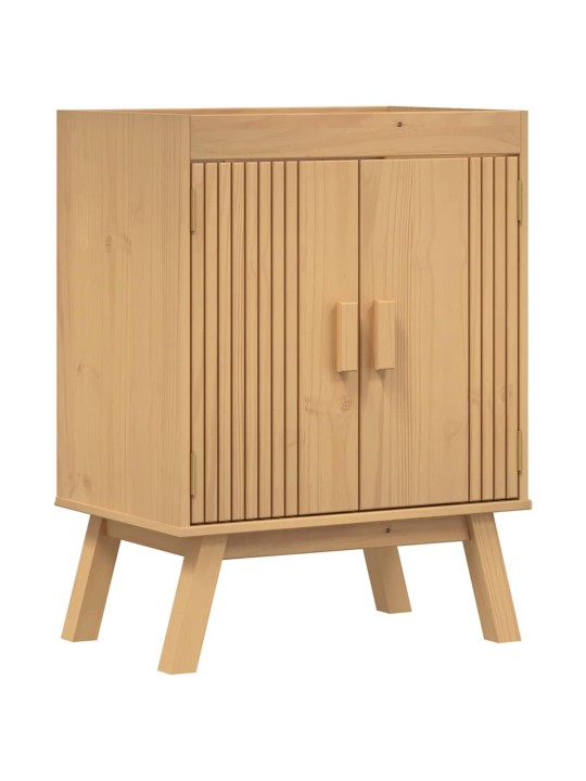 Vannasistabas mēbeļu komplekts 3 pcs brūna 114 x 43 x 73.5 cm