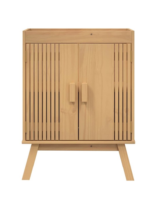 Vannasistabas mēbeļu komplekts 3 pcs brūna 114 x 43 x 73.5 cm