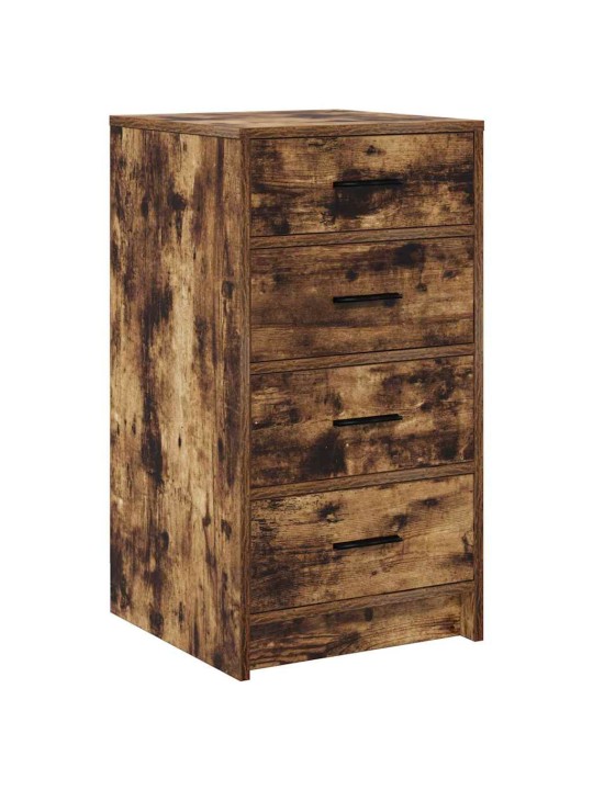 Dressing galds 3 pcs brūna 40 x 41 x 135 cm inženierijas koks