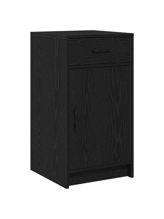 Dressing galds 2 pcs melna 40 x 41 x 75 cm inženierijas koks