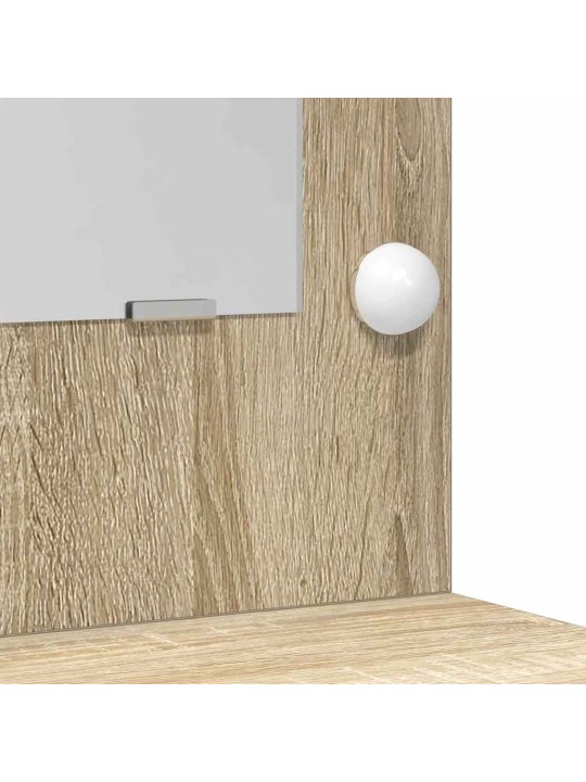 Dressing galds 2 pcs brūna 40 x 41 x 75 cm inženierijas koks