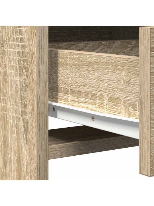 Dressing galds 2 pcs brūna 40 x 41 x 75 cm inženierijas koks