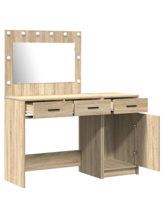 Dressing galds 2 pcs brūna 40 x 41 x 75 cm inženierijas koks