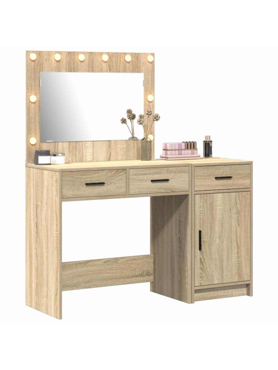 Dressing galds 2 pcs brūna 40 x 41 x 75 cm inženierijas koks