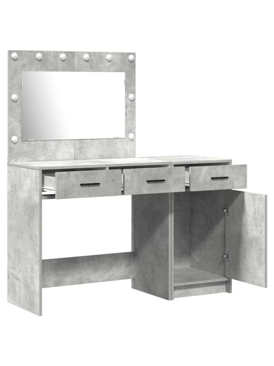 Dressing galds 2 pcs pelēka 40 x 41 x 75 cm inženierijas koks