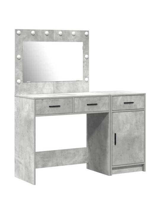 Dressing galds 2 pcs pelēka 40 x 41 x 75 cm inženierijas koks