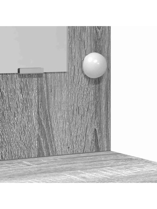 Dressing galds 2 pcs pelēka 40 x 41 x 75 cm inženierijas koks