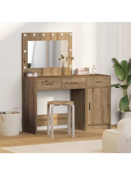Dressing galds 2 pcs brūna 40 x 41 x 75 cm inženierijas koks