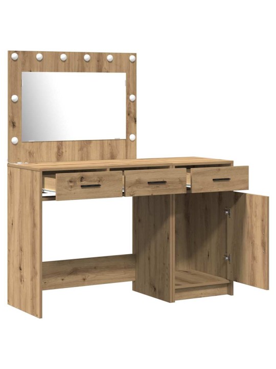 Dressing galds 2 pcs brūna 40 x 41 x 75 cm inženierijas koks