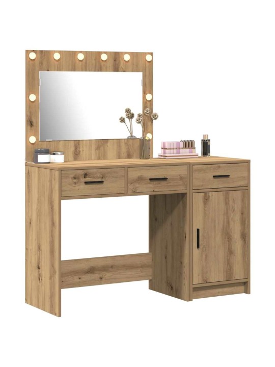 Dressing galds 2 pcs brūna 40 x 41 x 75 cm inženierijas koks