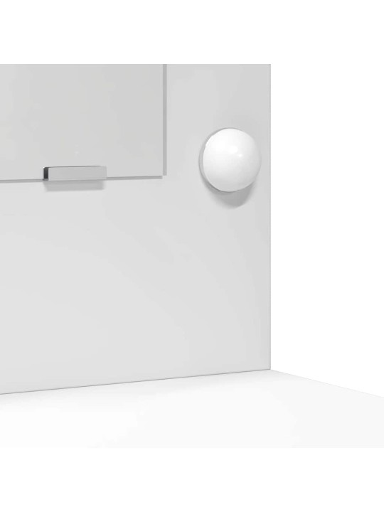 Dressing galds 2 pcs balts 50 x 41 x 135 cm inženierijas koks