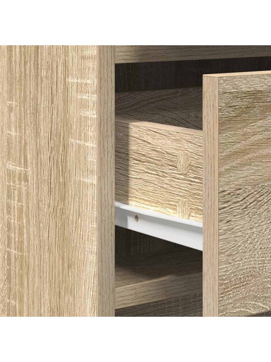 Dressing galds 3 pcs brūna 40 x 41 x 75 cm inženierijas koks