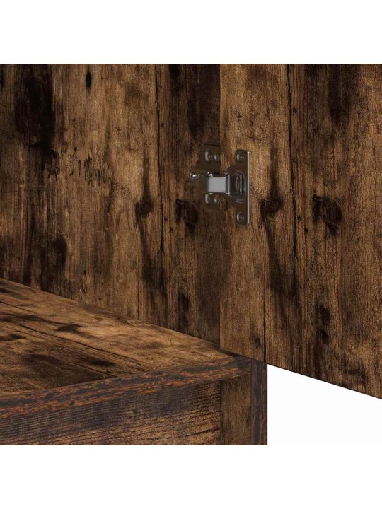 Dressing galds 3 pcs brūna 40 x 41 x 75 cm inženierijas koks