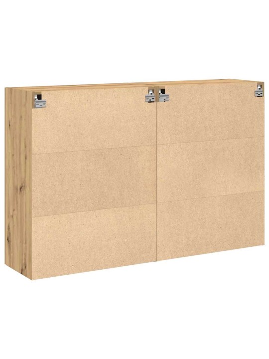 Sienas skapis 2 pcs amatnieku ozola 69.5 x 34 x 90 cm