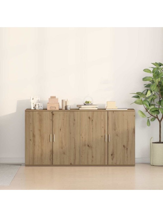 Sānu skapji 2 pcs amatnieku ozola 79 x 38 x 80 cm