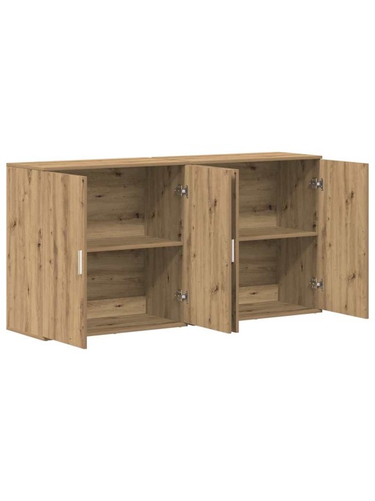 Sānu skapji 2 pcs amatnieku ozola 79 x 38 x 80 cm