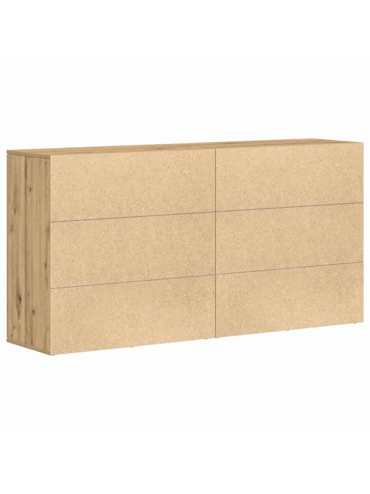 Sānu skapji 2 pcs amatnieku ozola 79 x 38 x 80 cm