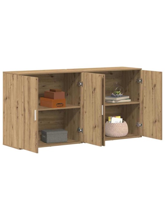 Sānu skapji 2 pcs amatnieku ozola 79 x 38 x 80 cm