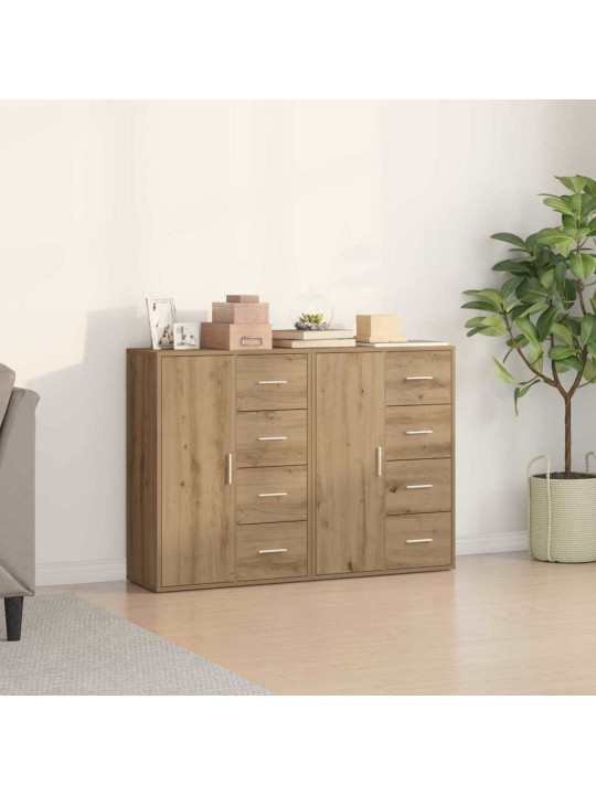 Sānu skapji ar atvilktni 2 pcs amatnieku ozola 60 x 31 x 84 cm