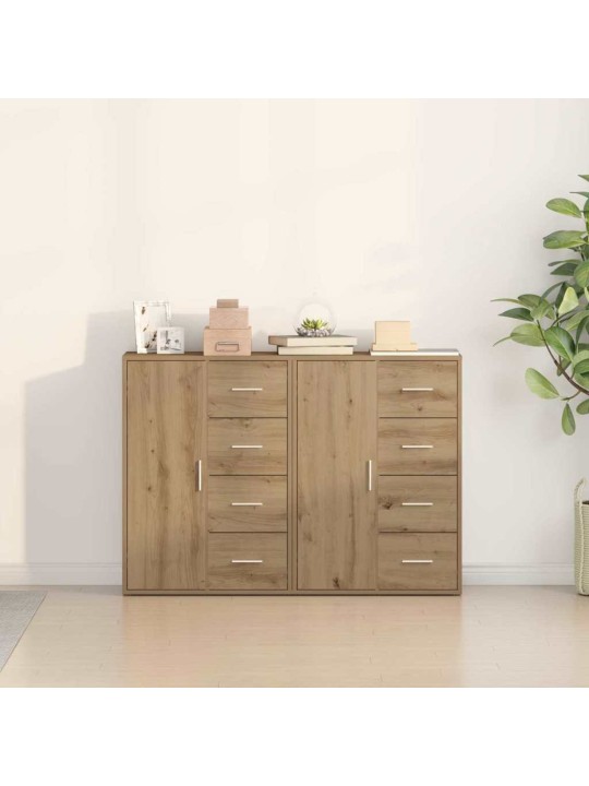 Sānu skapji ar atvilktni 2 pcs amatnieku ozola 60 x 31 x 84 cm