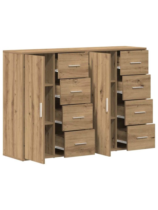 Sānu skapji ar atvilktni 2 pcs amatnieku ozola 60 x 31 x 84 cm