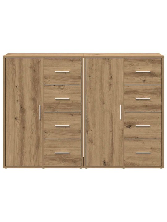 Sānu skapji ar atvilktni 2 pcs amatnieku ozola 60 x 31 x 84 cm