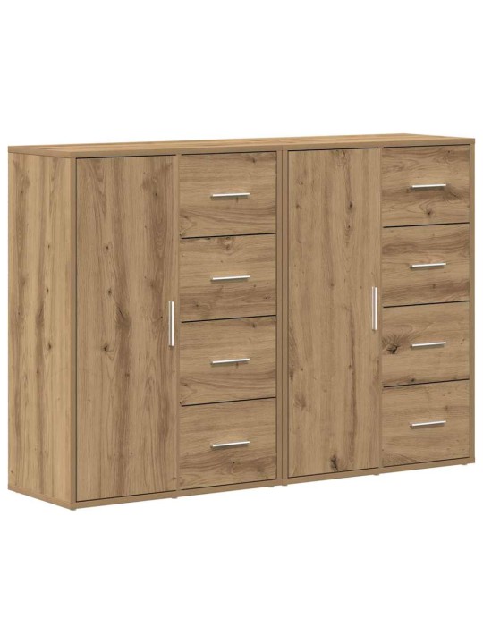 Sānu skapji ar atvilktni 2 pcs amatnieku ozola 60 x 31 x 84 cm