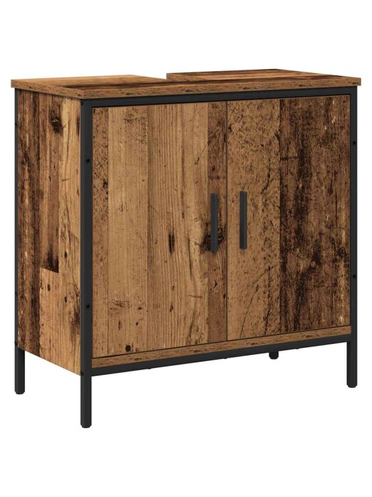 Vannas istabas mēbeļu komplekts 2 pcs brūna 60 x 30 x 60 cm