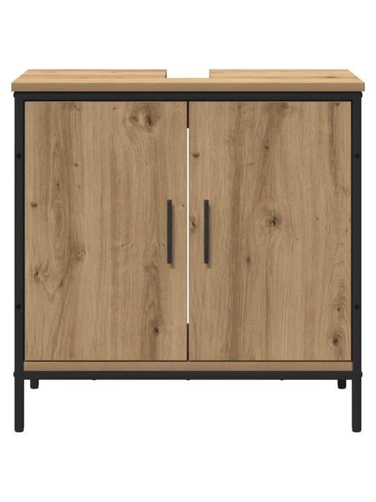 Vannas istabas mēbeļu komplekts 2 pcs brūna 60 x 30 x 60 cm