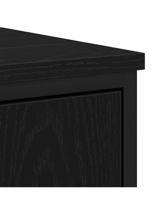 Vannas istabas mēbeļu komplekts 2 pcs melna 60 x 30 x 60 cm