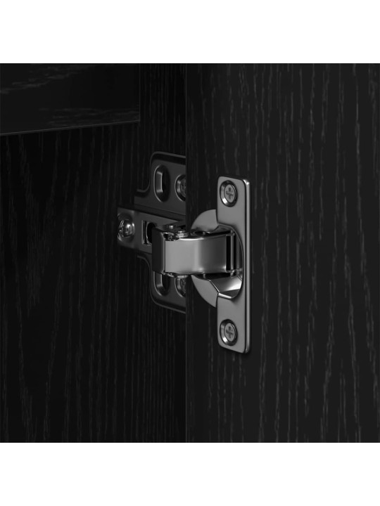 Vannas istabas mēbeļu komplekts 2 pcs melna 60 x 30 x 60 cm