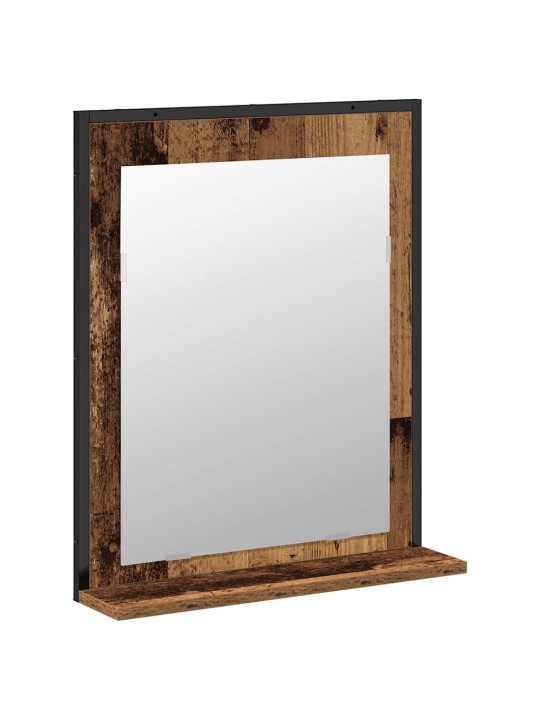 Vannas istabas mēbeļu komplekts 2 pcs brūna 60 x 33 x 60 cm