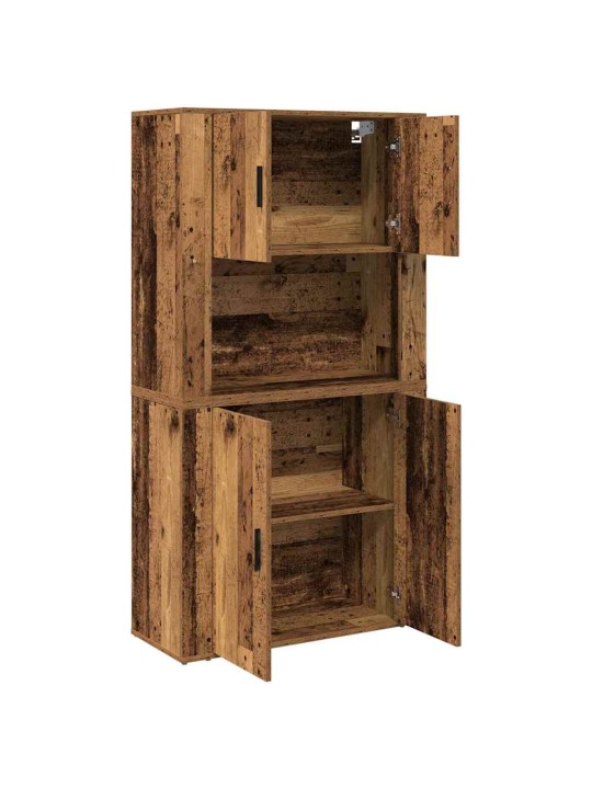 Augstais galds vecs koks 80 x 33 x 150 cm inženierijas koks