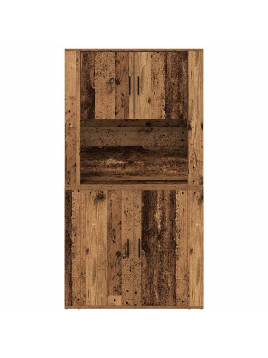 Augstais galds vecs koks 80 x 33 x 150 cm inženierijas koks