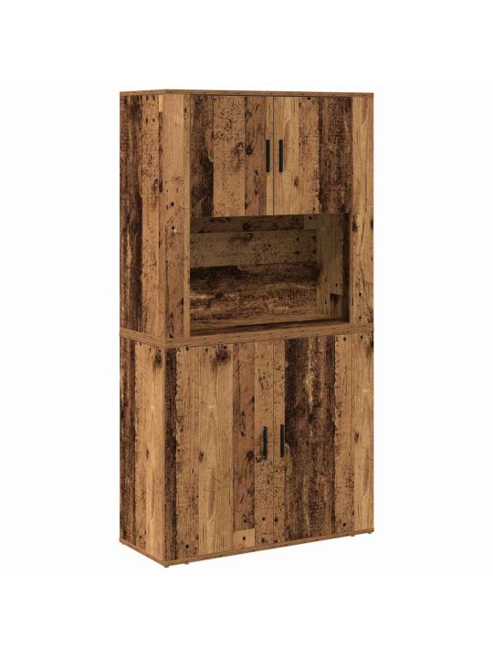 Augstais galds vecs koks 80 x 33 x 150 cm inženierijas koks