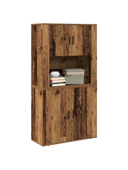 Augstais galds vecs koks 80 x 33 x 150 cm inženierijas koks