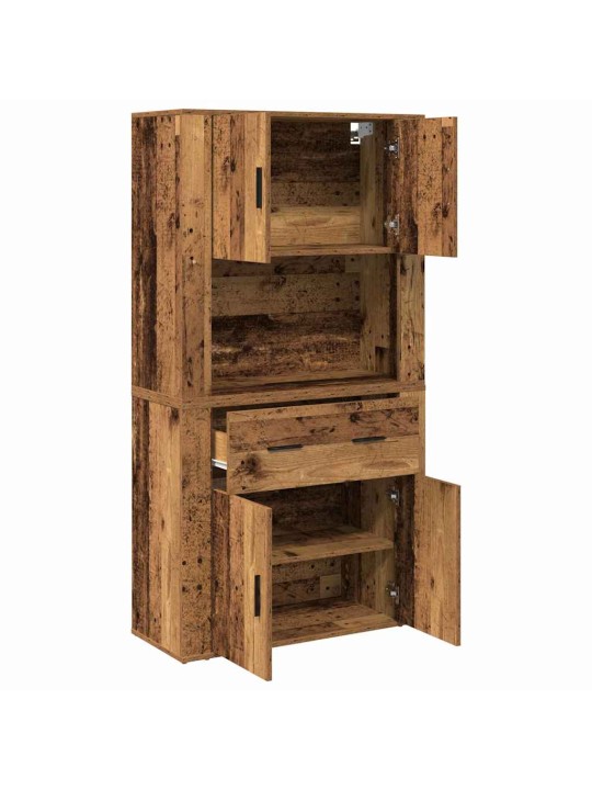Augstais galds vecs koks 80 x 33 x 150 cm inženierijas koks