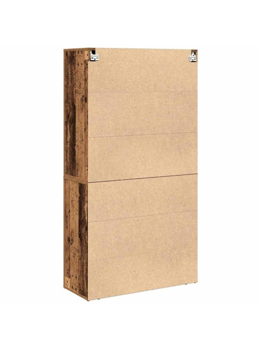 Augstais galds vecs koks 80 x 33 x 150 cm inženierijas koks