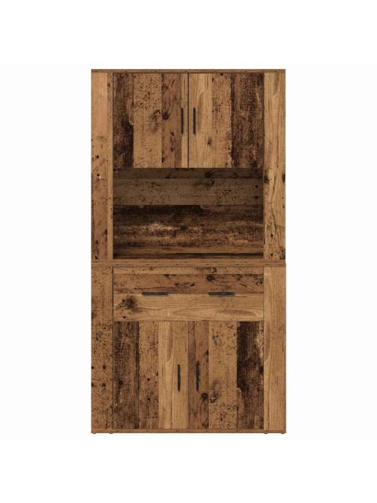 Augstais galds vecs koks 80 x 33 x 150 cm inženierijas koks