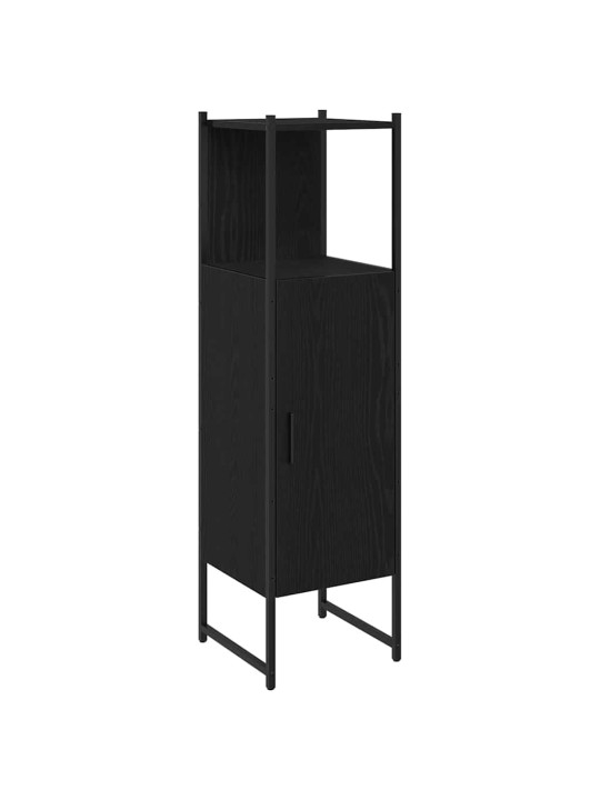 Vannas istabas mēbeļu komplekts 3 pcs melna 33 x 33 x 102.5 cm