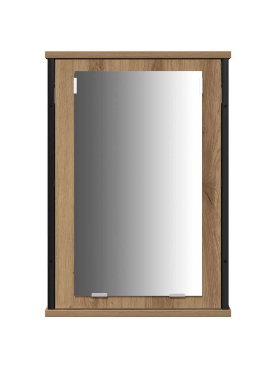 Vannas istabas spoguļu skapīši 3 pcs brūna 80 x 30 x 60 cm