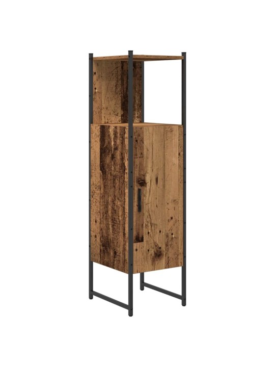 Vannas istabas mēbeļu komplekts 4 pcs brūna 33 x 33 x 185.5 cm