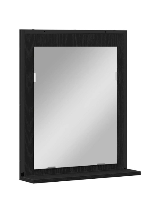 Vannas istabas mēbeļu komplekts 4 pcs melna 33 x 33 x 185.5 cm
