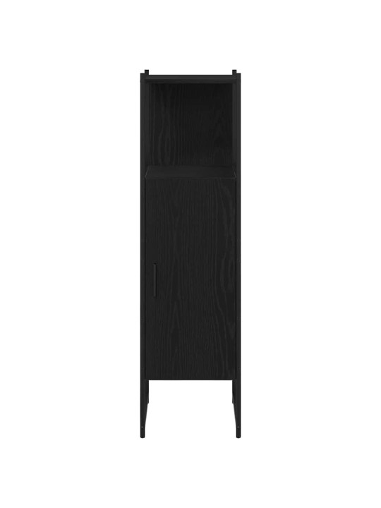 Vannas istabas mēbeļu komplekts 4 pcs melna 33 x 33 x 185.5 cm